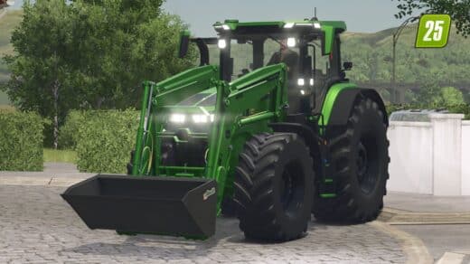 John Deere 7R mit Frontlader