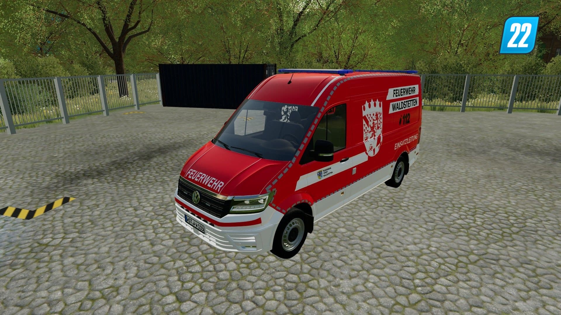 Volkswagen Crafter ELW 1 der BF Waldstetten5 (1)